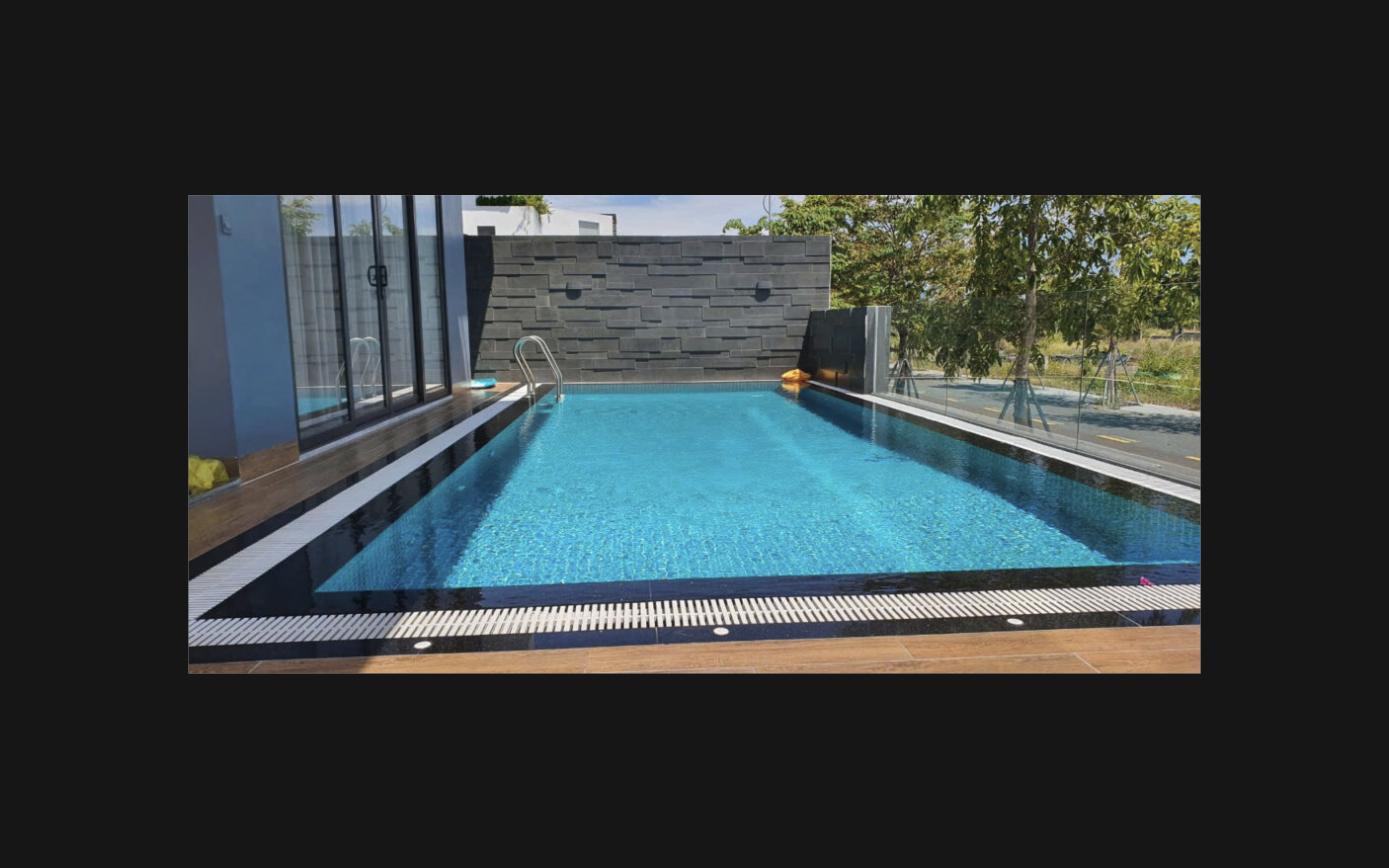 Hình ảnh thi công hồ bơi thực tế - Nguyên Khôi Pool